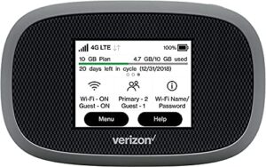 verizon wireless jetpack 8800l 4g lte unlocked advanced mobile hotspot (no sim card included) (renewed)