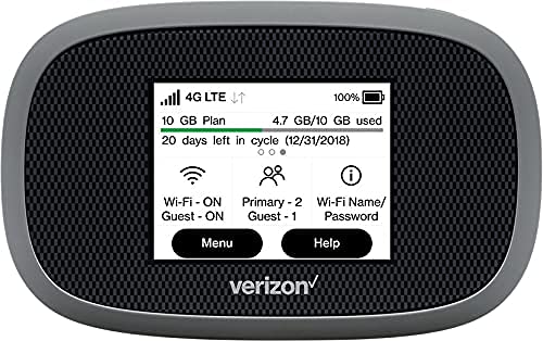 Verizon Wireless Jetpack 8800L 4G LTE Unlocked Advanced Mobile Hotspot (No Sim Card Included) (Renewed)