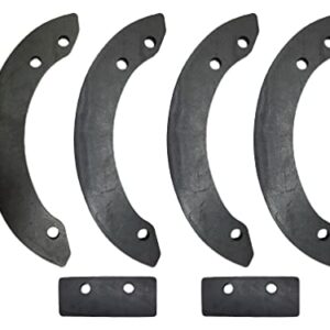 Gpartsden 06720-V10-030 Snowblower Auger Rubber Paddle Kits for Honda HS520 HS720 Snow Blower