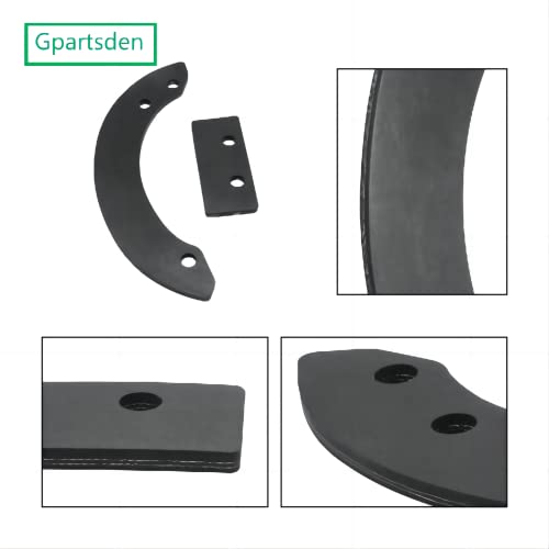 Gpartsden 06720-V10-030 Snowblower Auger Rubber Paddle Kits for Honda HS520 HS720 Snow Blower