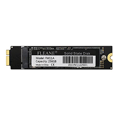 FLEANE 512GB FM11A 3D TLC SSD for MacBook Air 2010-2011 A1369 A1370 Capacity Upgrade, (OS Pre-Installed, DIY Tools) (512GB)