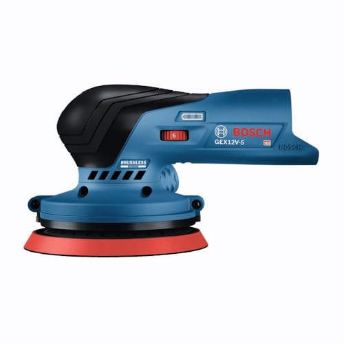 BOSCH GEX12V-5N 12V Max Brushless 5 In. Random Orbit Sander (Bare Tool)