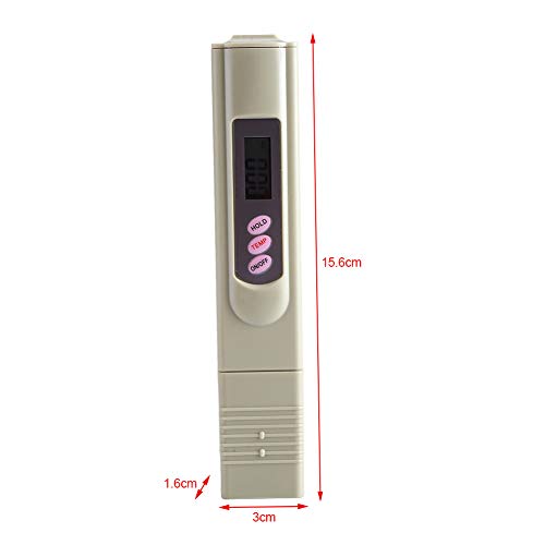 Water Quality Tester Water Quality Testing Electrolysis Iron Bars + Digital TDS Tester Meter for Testing Various Water Sources