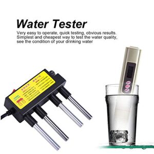 Water Quality Tester Water Quality Testing Electrolysis Iron Bars + Digital TDS Tester Meter for Testing Various Water Sources