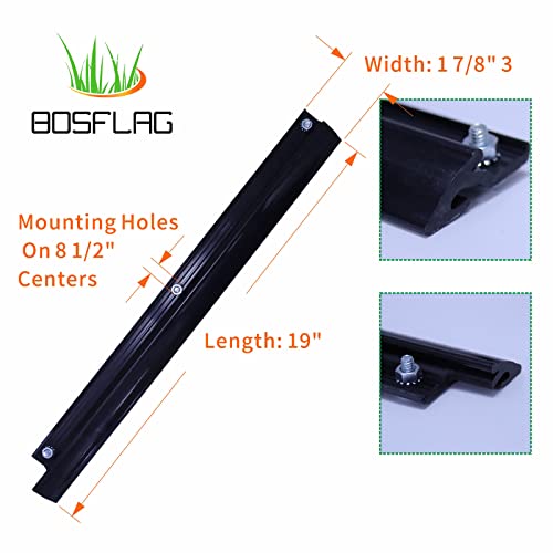 BOSFLAG 99-9313 Snow Paddle Set Replaces 125-1128 55-9250 55-9251 88-0771 with 55-8760 Scraper Hardware Kit for Toro CCR2000 CCR2400 CCR2450 CCR2500 CCR3000 CCR3600 CCR3650 Snowthrowers