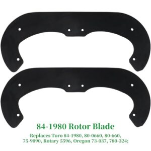 BOSFLAG 84-1980 Snow Blower Paddles with 75-8780 Scraper 75-9010 Belt Replaces 75-9090, 80-0660 for Toro 38182, 38183, 38173, 38170, 38171, 38172, 38175, 38176, 38177, 38178 CCR Powerlite Snowthrowers