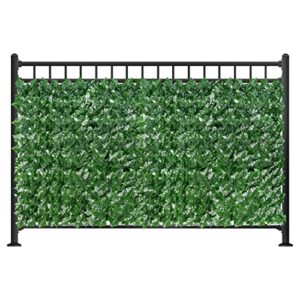 Bybeton Artificial Ivy Privacy Fence Screen - 40" X 120" UV-Anti Fake Leaves Vines - Patio Balcony Privacy, Garden, Backyard Greenery Wall Decor