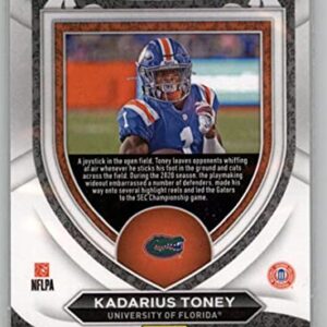 2021 Panini Prizm Draft Picks #176 Kadarius Toney Florida Gators Crusade (Rookie Year Card) NFL Football Card NM-MT