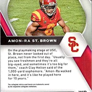 2021 Panini Prizm Draft Picks #133 Amon-Ra St. Brown USC Trojans (RC - Rookie Card) NFL Football Card NM-MT