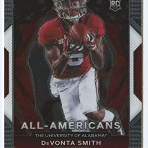 2021 Panini Prizm Draft Picks #186 DeVonta Smith Alabama Crimson Tide All American (Rookie Year Card) NFL Football Card NM-MT