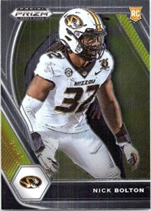 2021 panini prizm draft picks #148 nick bolton missouri tigers (rc - rookie card) nfl football card nm-mt