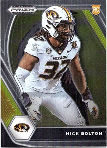 2021 Panini Prizm Draft Picks #148 Nick Bolton Missouri Tigers (RC - Rookie Card) NFL Football Card NM-MT