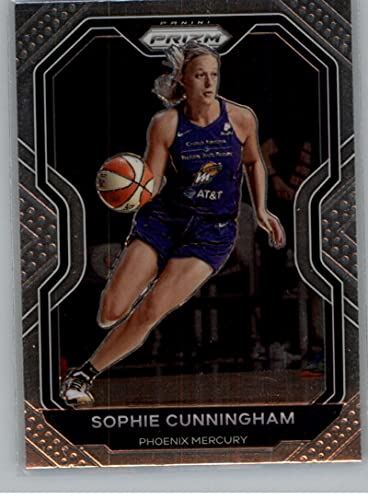 2021 Panini Prizm WNBA #82 Sophie Cunningham Phoenix Mercury Official Basketball Trading Card in Raw (NM or Better) Condition