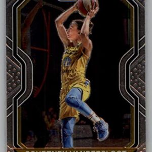 2021 Panini Prizm WNBA #10 Courtney Vandersloot Chicago Sky Official Basketball Trading Card in Raw (NM or Better) Condition