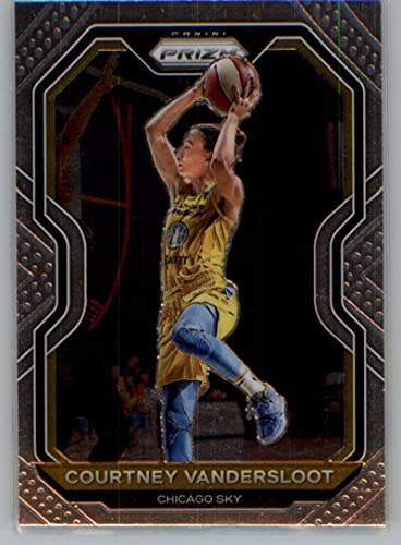 2021 Panini Prizm WNBA #10 Courtney Vandersloot Chicago Sky Official Basketball Trading Card in Raw (NM or Better) Condition