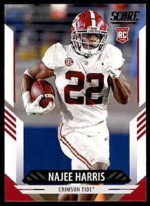 2021 score #309 najee harris alabama crimson tide (rc - rookie card) nm-mt nfl football