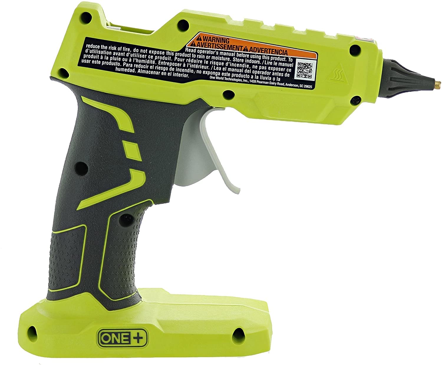 RYOBI Ryobi P305 ONE+ 18V Cordless Glue Gun Kit with 1.5 Ah Compact Lithium-Ion Battery and Charger (Renewed)