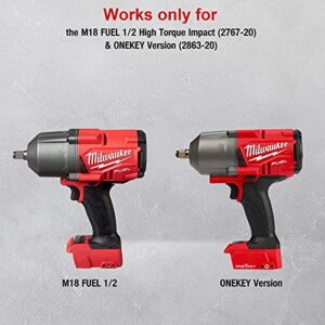 M18 Protective Boot 49-16-2767 High Torque Impact Wrench Boot, Compatible with Milwaukee M18 FUEL 1/2 High Torque Impact (2767-20) & ONEKEY Version (2863-20)