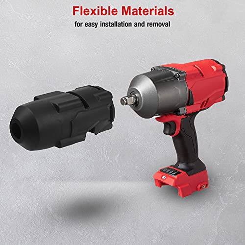 M18 Protective Boot 49-16-2767 High Torque Impact Wrench Boot, Compatible with Milwaukee M18 FUEL 1/2 High Torque Impact (2767-20) & ONEKEY Version (2863-20)