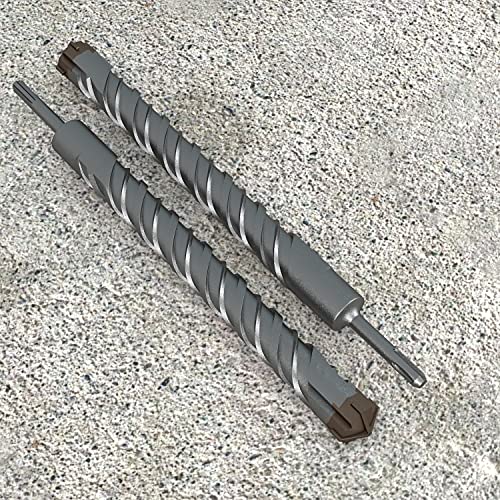 TANG SDS Plus 1-1/4 Inch x 13-3/4 Inch Roatry Hammer Drill Bit for Concrete Brick Cement Surface