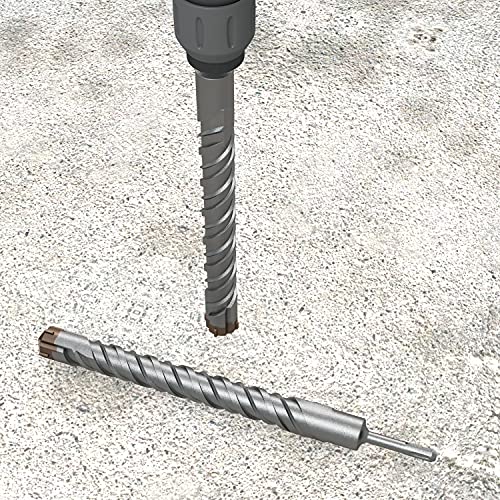 TANG SDS Plus 1-1/4 Inch x 13-3/4 Inch Roatry Hammer Drill Bit for Concrete Brick Cement Surface