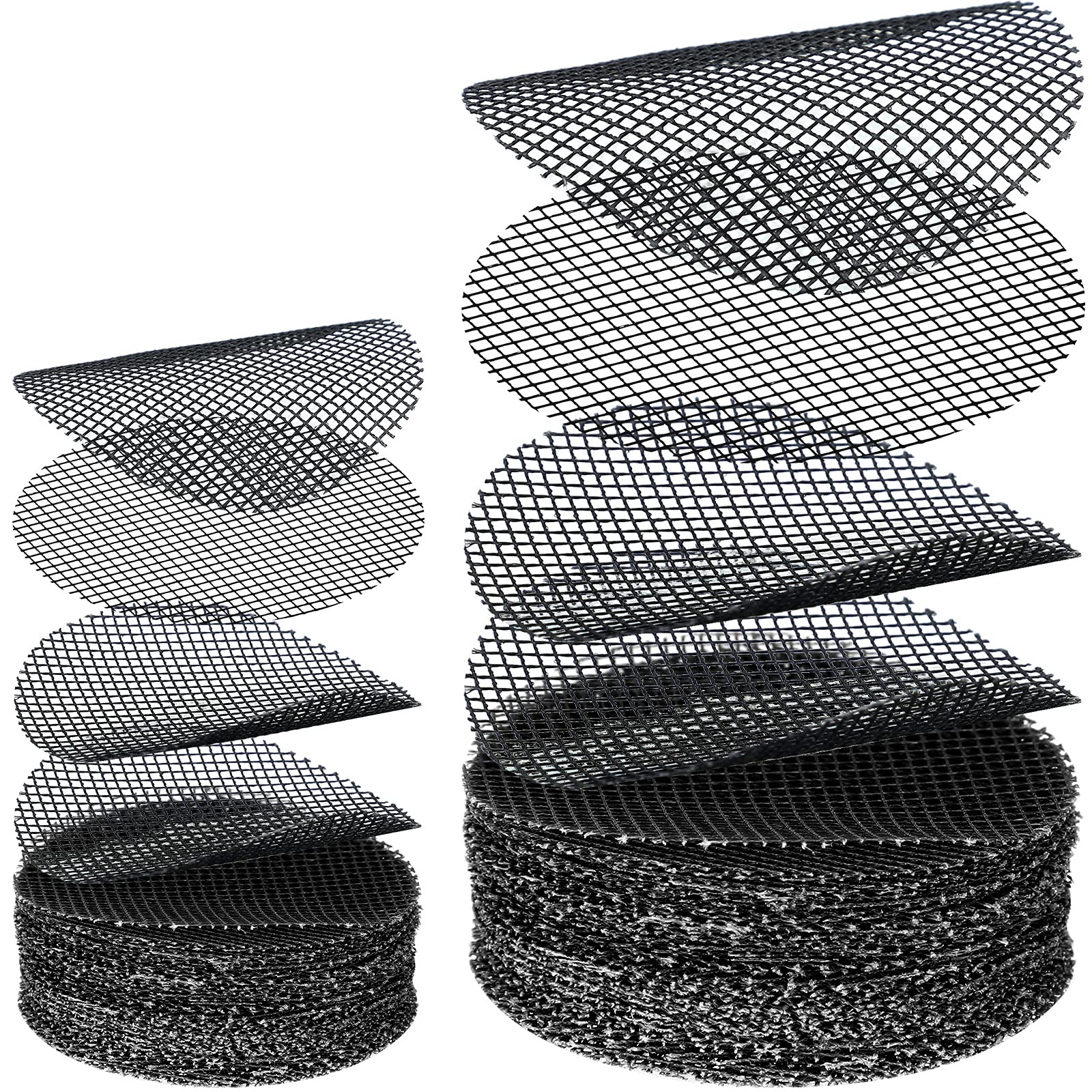 200 Pieces Round Mesh for Plant Pot Gardening Pad Plant Pot Hole Mesh Pad Bonsai Mesh Flower Pot Drainage Mesh Drainage Hole Screens Bonsai Pot Bottom Mat Mesh for Garden Prevent Soil Loss Anti