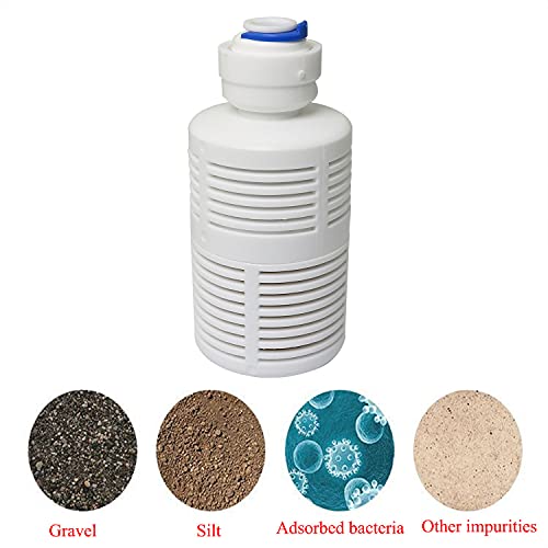 PZRT Water Filter POM Plastic Replacement Filter 1/4" For Pump And Water Sprayer Misting System