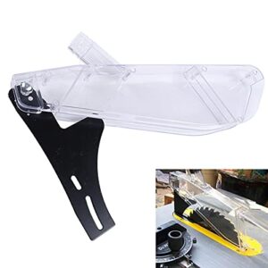 Transparent Table Saw Protective Cover,Professional Plastic Shield Case for 12inch Table Saws Blade Guard &Dividing Cutter
