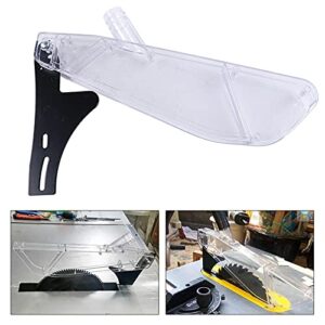 Transparent Table Saw Protective Cover,Professional Plastic Shield Case for 12inch Table Saws Blade Guard &Dividing Cutter
