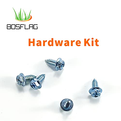 BOSFLAG 20 Pack 1/​4-​14 x 5/8 Hex Washer Self Tapping Screws Replaces MTD 710-0896, 710-0776, 710-0776A, 7100776, 7100776A, 7100896, 910-0896 for Ryobi MTD Series Snow Blowers