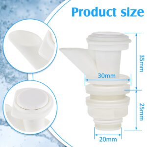 Push Button Spigot Cooler Spigot Replacement Water Spigot Plastic Water Jug Spigot Reusable Bottle Spigot for Water Jugs Dispenser (2 Pieces)