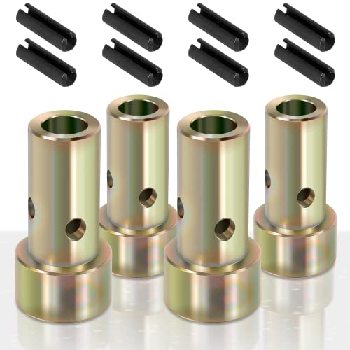 2 Pairs of Cat 1 Quick Hitch Adapter Bushings Set for Category I 3-Point Tractors Use with Quick Hitch System