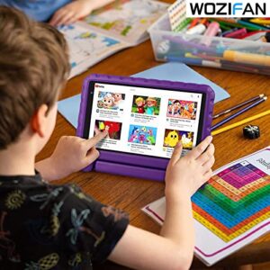 WOZIFAN Kids Tablet 8 Inch, Android 11 Tablet for Kids, Eye Protection Screen, Parental Control, Educational Game, Toddler Tablet with Quad Core 2GB + 32GB, Dual Camera, WiFi, Kid Proof Case - Purple