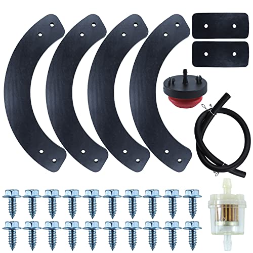 NICHEFLAG 753-04472 Auger Kit Replaces MTD 753-04472 MTD, Auger Replacement Rubber 753-04472 Kit, 753 04472, 735-04032, 735-04033 for Troy-Bilt Squall 2100, 210, 521, 721, 5521 Snow Throwers