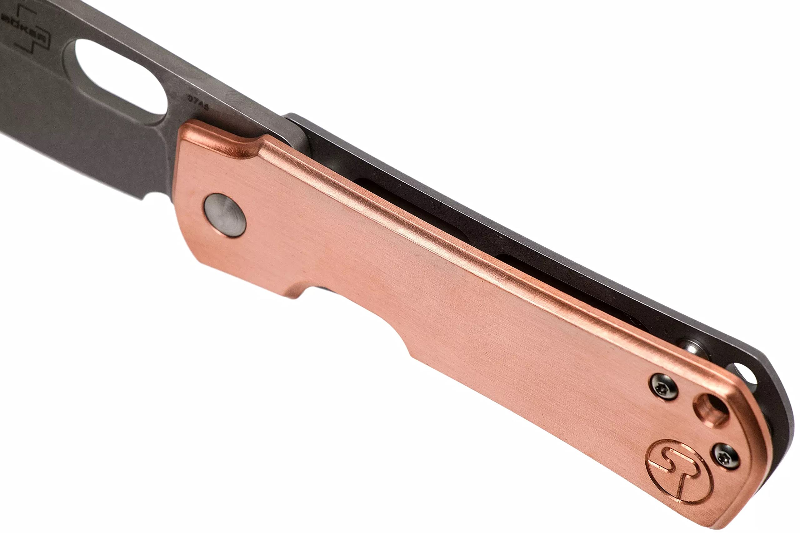 BÖKER PLUS Gust Copper Folding Knife, Designed by Serge Panchenko