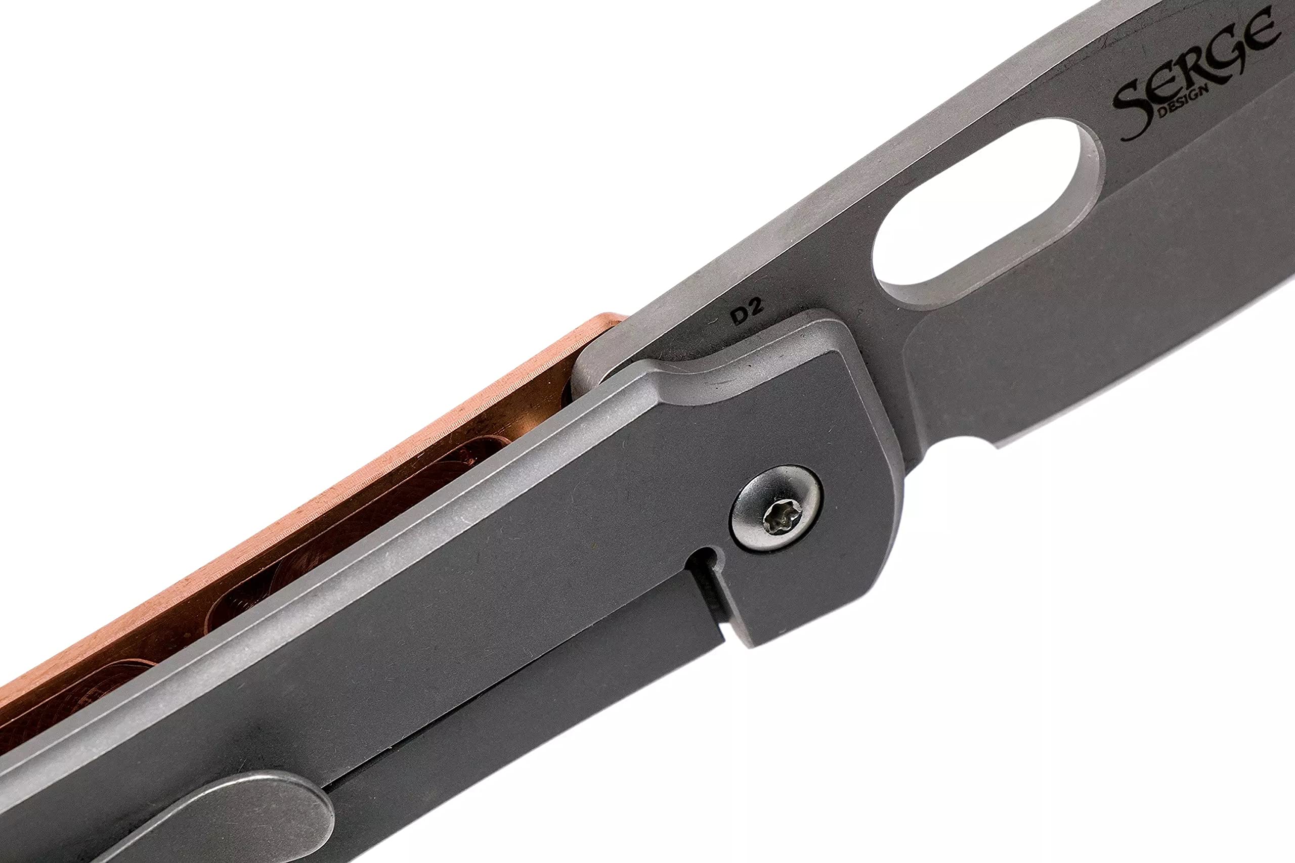 BÖKER PLUS Gust Copper Folding Knife, Designed by Serge Panchenko