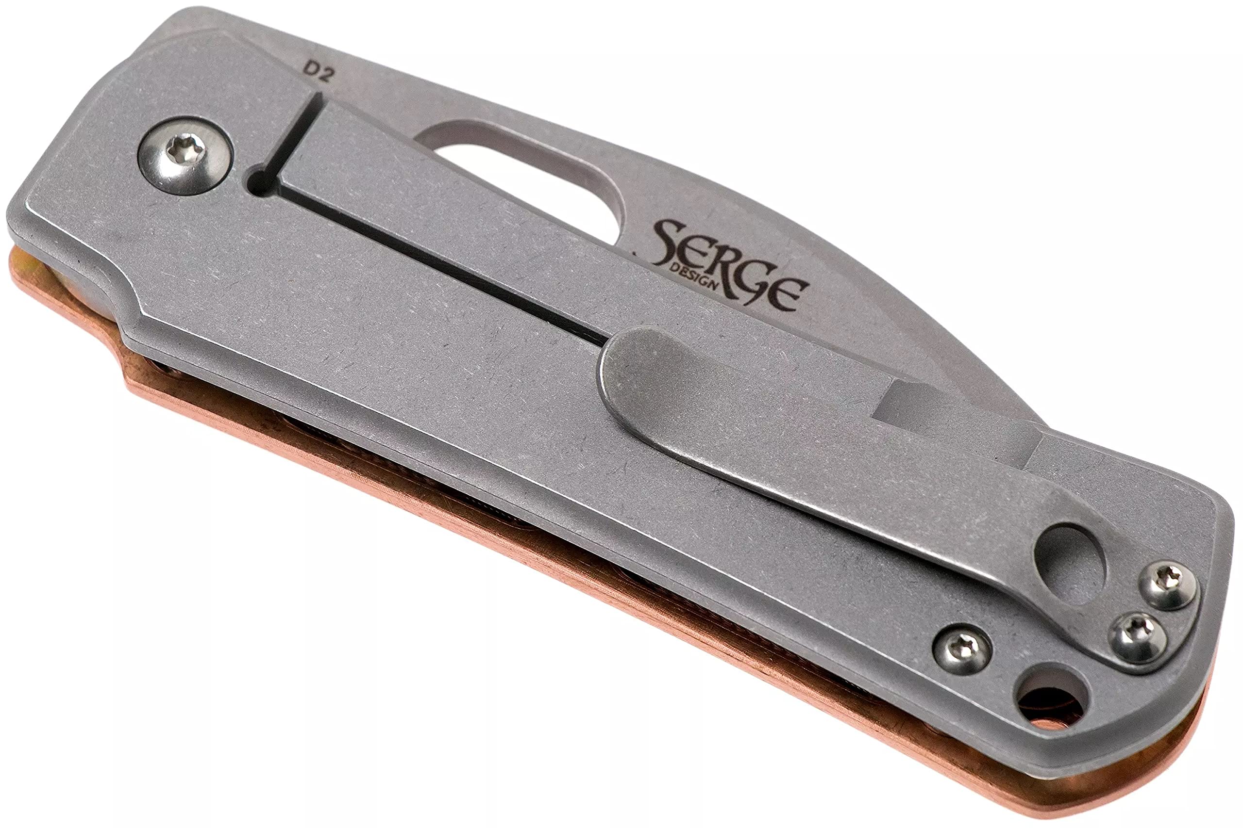 BÖKER PLUS Gust Copper Folding Knife, Designed by Serge Panchenko