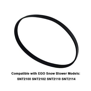 KINTLE AVB2306 21-Inch Snow Blower Belt - Compatible with EGO Power+ Snow Blower Models - Fits Models SNT2100 SNT2102 SNT2110 SNT2114(Black)…