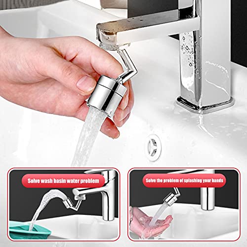 Splash Filter Faucet 720 Rotating Faucet Extender Aerator-Universal Faucet