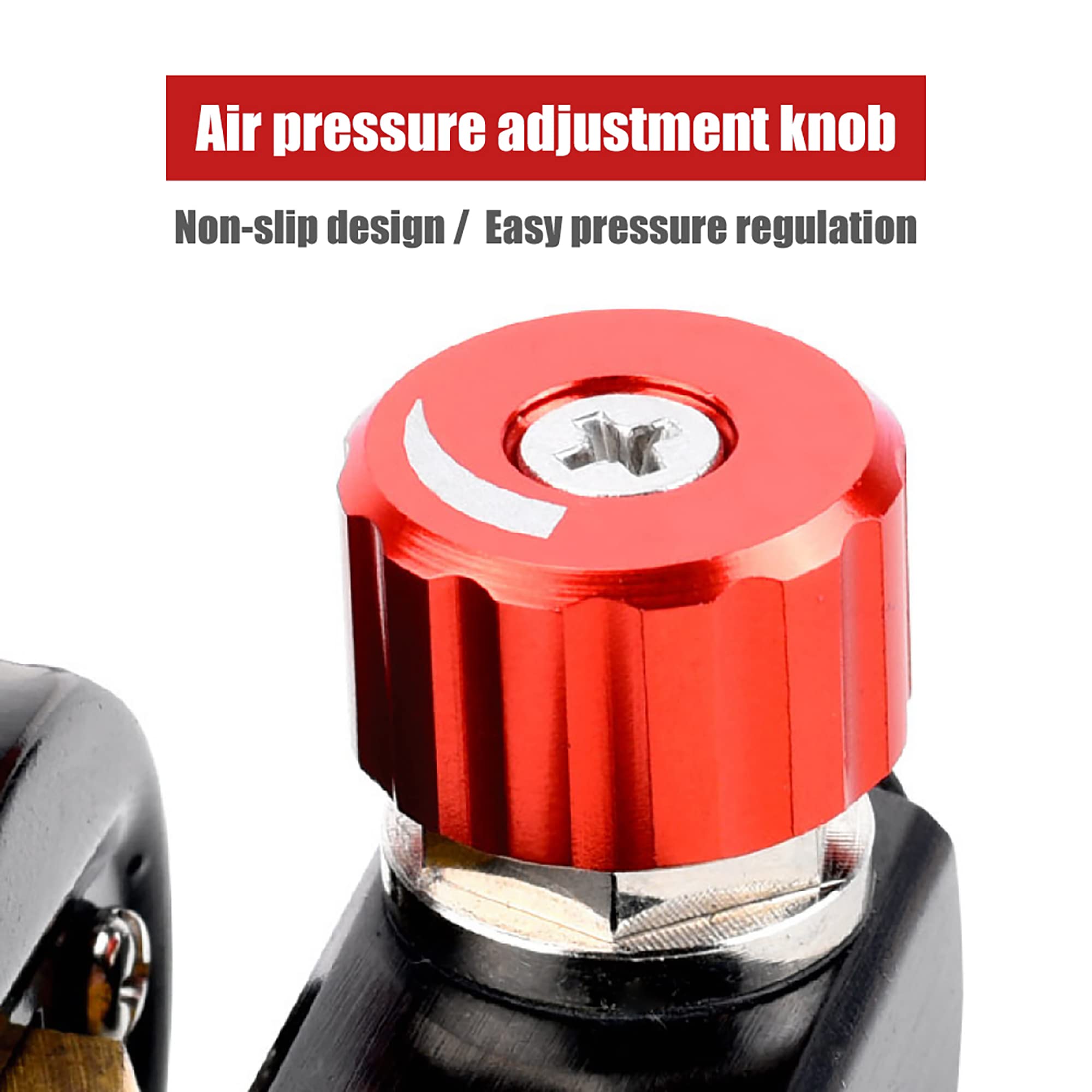 AEROPRO TOOLS Air Regulator for Spray Guns and Pnuematic Tools (1/4" NPT)