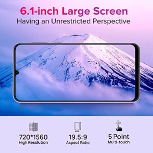 Ulefone Unlocked Cell Phones, Note 6 Android 11 Unlocked Smartphones, Ultra-Slim Lightweight, Triple Card Slots, 6.1" Waterdrop Full-Screen Dual SIM Phones, 3300mAh, Face Unlock, US Version - Black