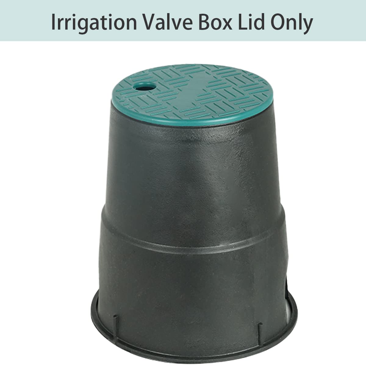 Valve Box Cover Lid Sprinkler Valve Box Lid Replacement ID 5.5" OD 6" for Circular Irrigation Control 2 Pieces