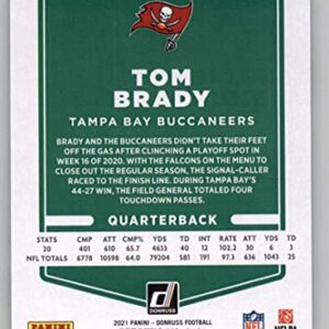 Football NFL 2021 Donruss Photo Variation #1 Tom Brady NM-MT Buccaneers