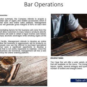 Cigar Bar and Lounge Business Plan