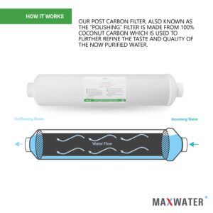 Replacement Filters for 6 Stage RO DI System - Sediment, GAC, CTO, Post-Carbon, Mixed Bed DI, 10 inch Standard Size Water Filters