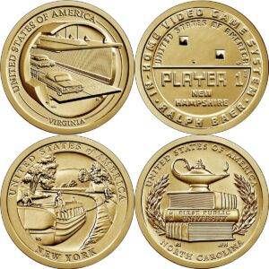 2021 p american innovation 4 coin set 1 dollar coins philadelphia mint uncirculated