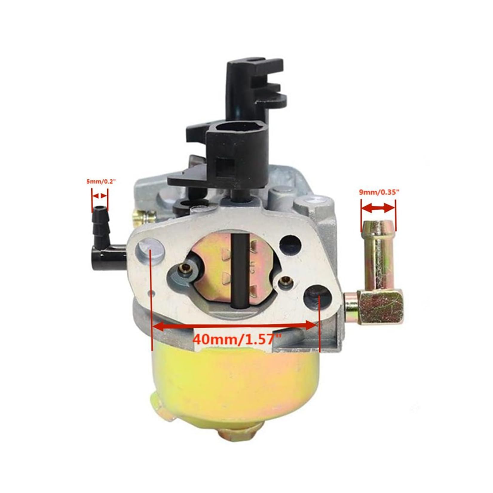 GXARTS Snow Blower Carburetor Compatible with Troy-Bilt Storm 2410 31BS6BN2711 MTD Craftsman SB410 24" 31AS6BEE793 270-WU 270-WUA 670-WU 670-WUA 670-WUB 208cc Engine Part Number 751-15236 951-15236