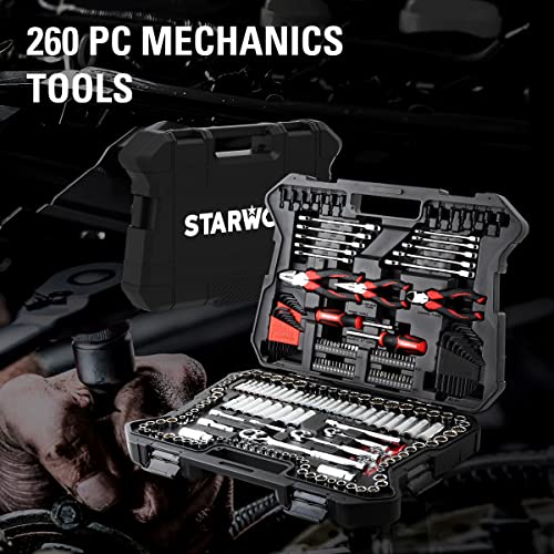 STARWORK TRUE MECHANIC™ 260-Piece Mechanics Tool Set, Professional, SAE/Metric