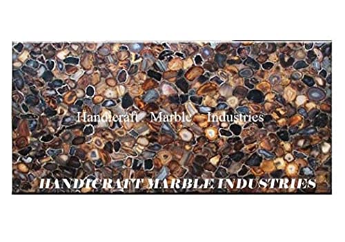 30" x 12" Inch Mix Multi Colour Agate Table Top Rectangular Table Top, Center Table, Coffee Table, Patio Table, Hallway Table, Living Room Furniture, Piece Of Conversation