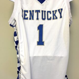 John Calipari Kentucky WIldcats Signed Autograph Custom Jersey White Coach CAL Beckett Witnessed Certified